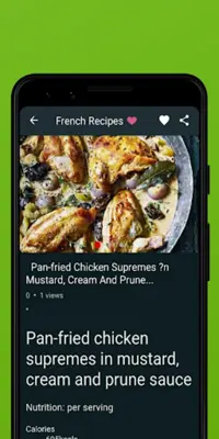 French Recipes android App screenshot 2