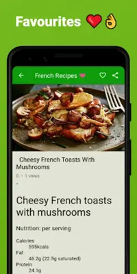 French Recipes android App screenshot 4